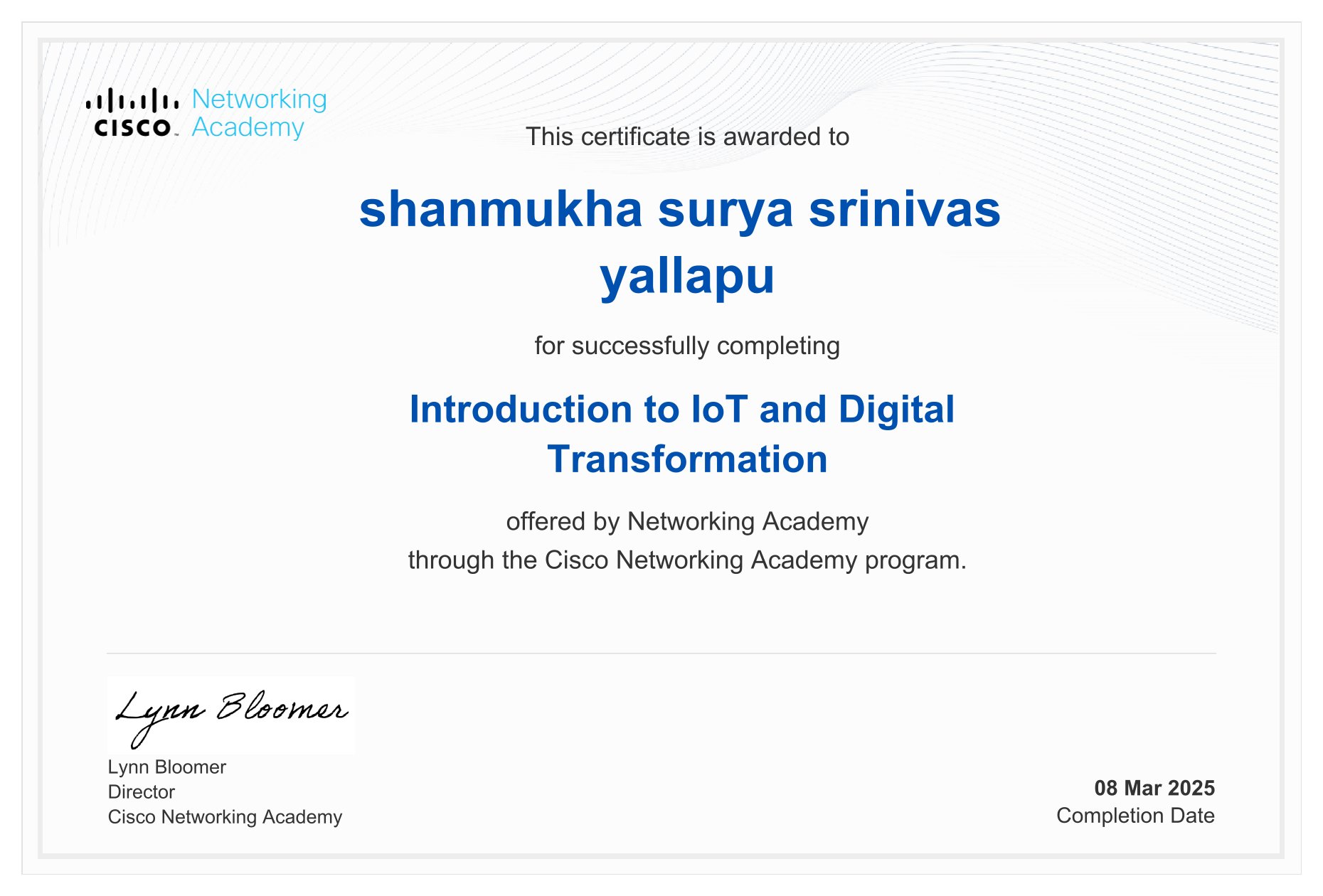 Intro to IoT & Digital Transformation
